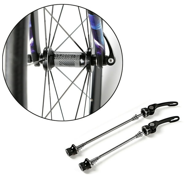 1 Pair MTB Bike Bicycle Front and Rear Quick Release Wheel Hub Skewer